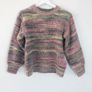NWT Top Shop knit multi colored sweater size small